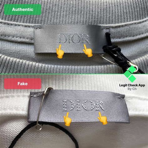 dior neck tag